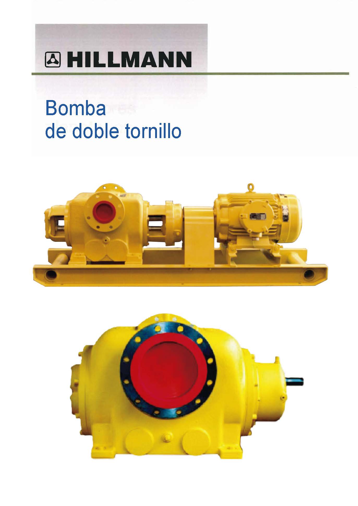 Portada del catálogo de Bombas de doble tornillo